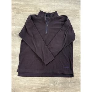 Patagonia Synchilla Jacket Womens Med Plum 1/4 Zip Pullover Fleece Lightweight